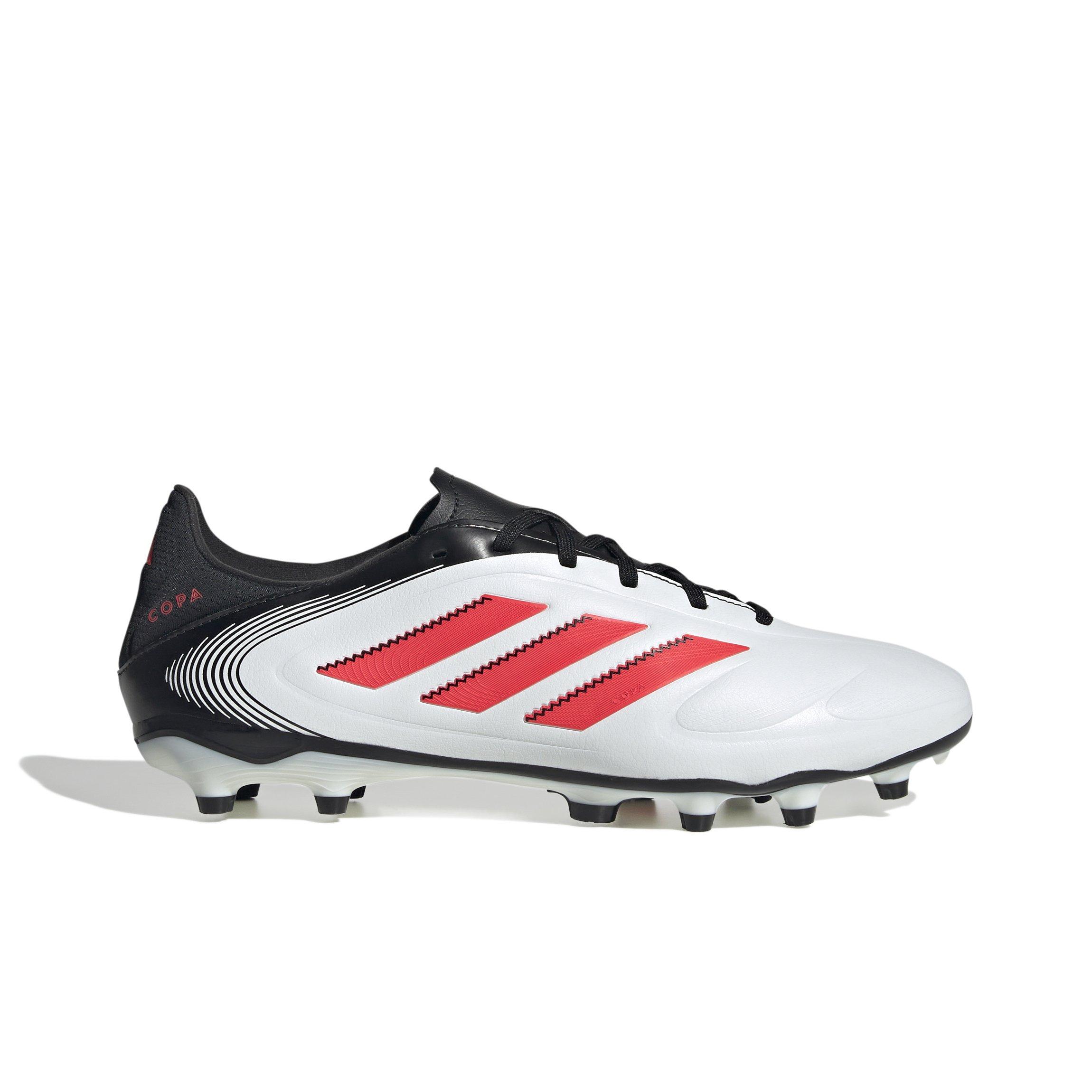 adidas Copa Pure III League FG/MG "Ftwr White/Lucid Red/Core Black" Men's Soccer Cleat